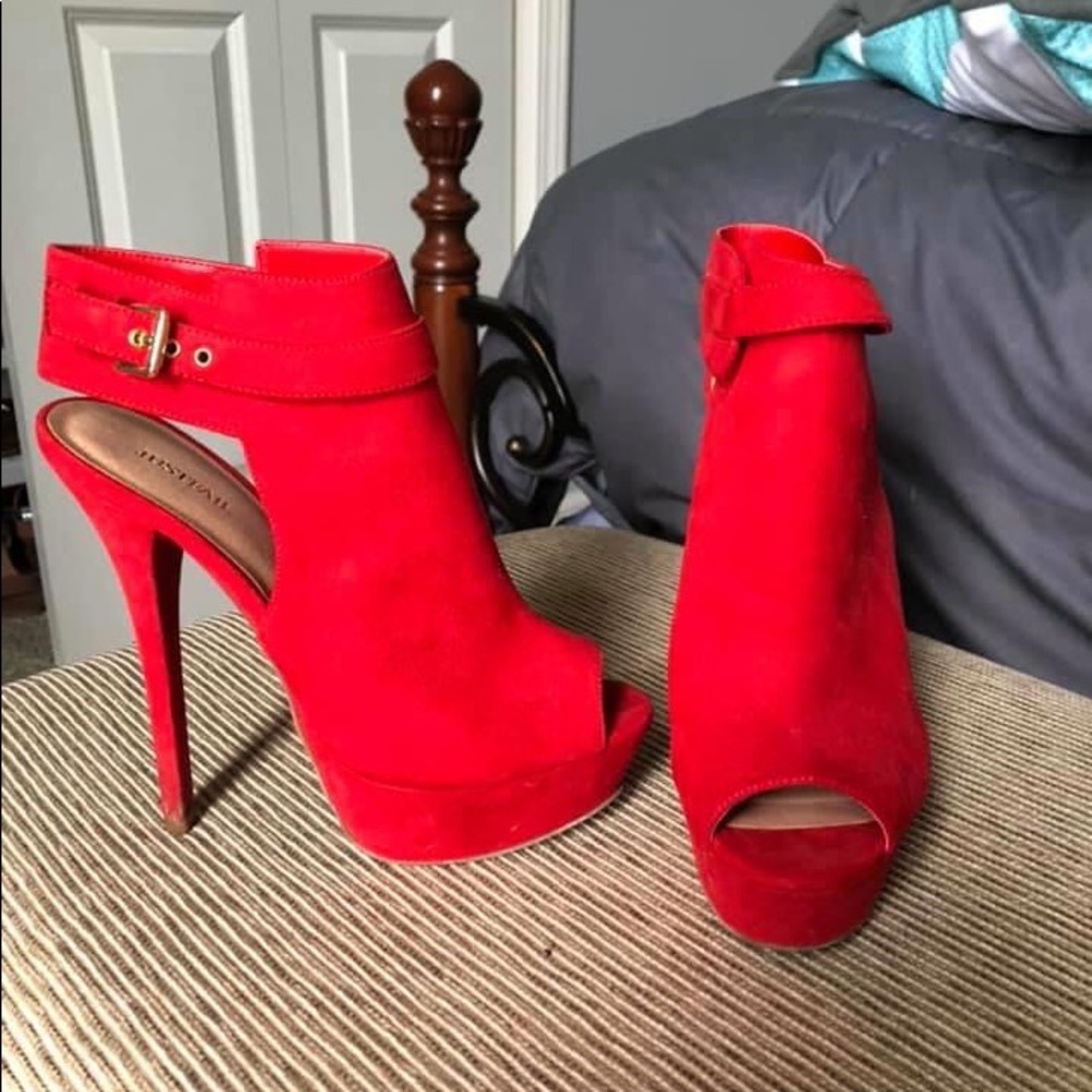 JustFab Red Heels